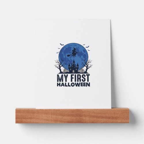 My First Halloween Vintage Engraving Kids Design_1 Picture Ledge