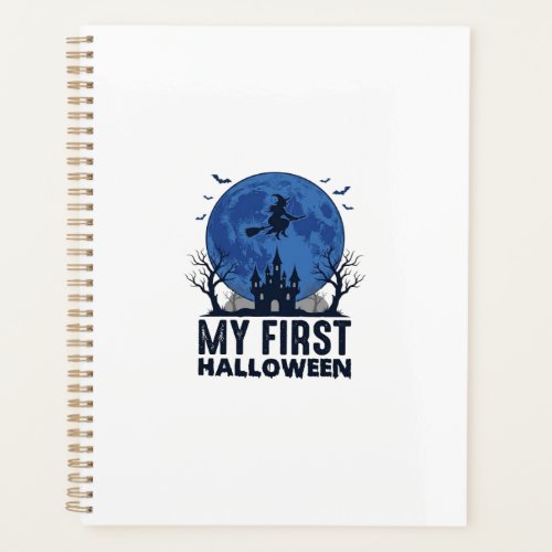 My First Halloween Vintage Engraving Kids Design_1 Planner