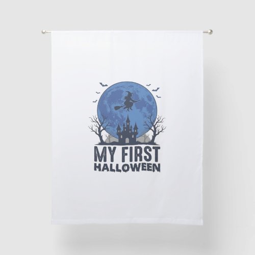 My First Halloween Vintage Engraving Kids Design_1 Sheer Curtains