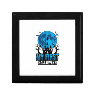 My First Halloween Vintage Haunted Castle Baby Shi Gift Box