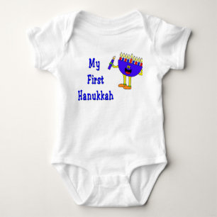 MY FIRST HANUKKAH BABY TODDLER BODYSUIT CREEPER