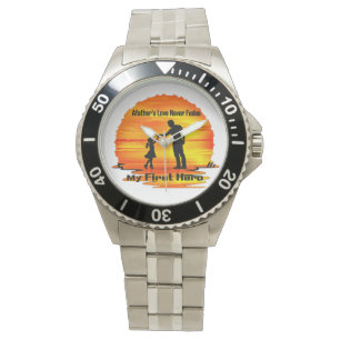 My First Hero Dad Keychain Watch