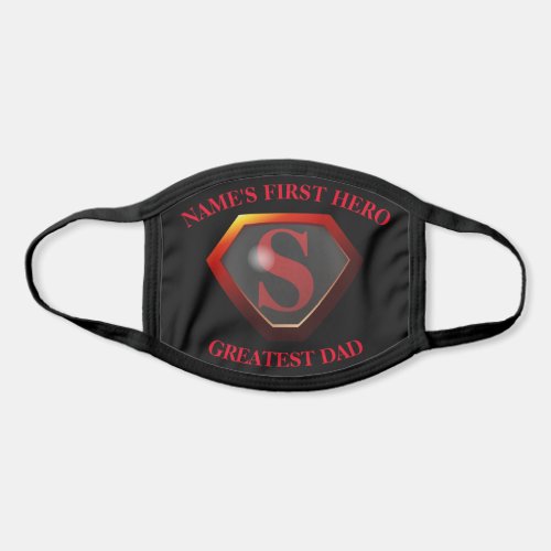 My First Hero Greatest Dad Face Mask