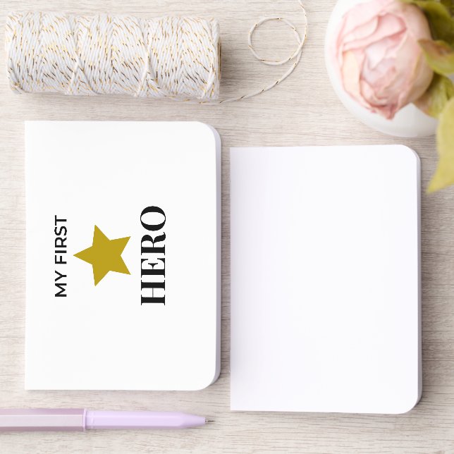My First Hero Notebook – Thoughtful Gift for Dad (Wedding)