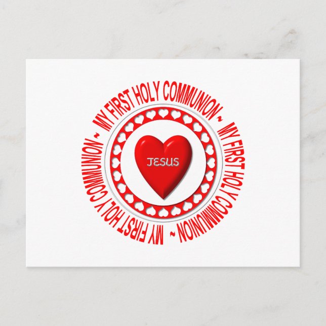 My First Holy Communion Postcard (Front)