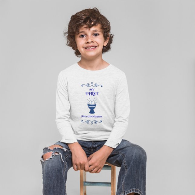 MY FIRST HOLY COMMUNION Tri-Blend SHIRT (Creator Uploaded)