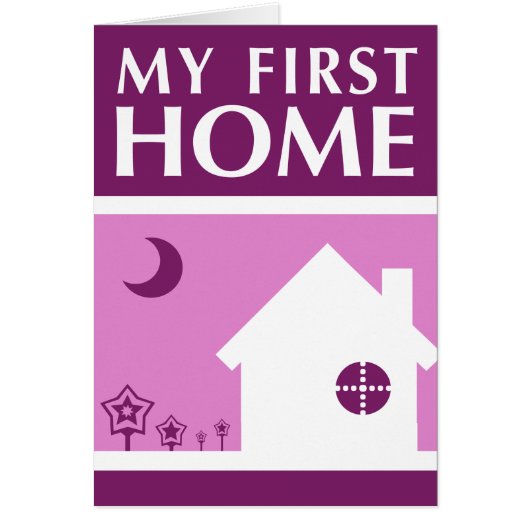 my first home (mod mauve) cards (Front)