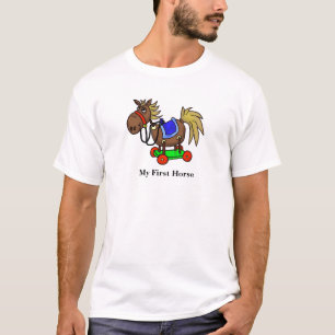My First Horse Funny T-shirt Customize It!