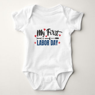My First Labor Day Baby Bodysuit