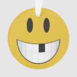 My First Loose Tooth Emoji Ornament at Zazzle
