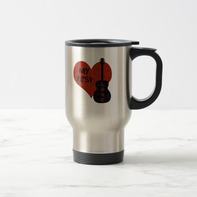 My First Love Guitar Mug (Right)