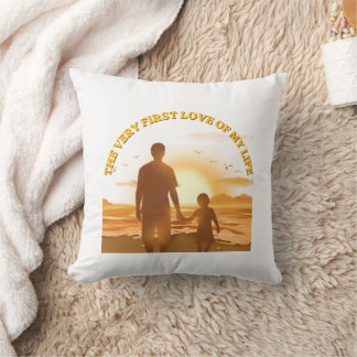 My First Love of My Life Throw Pillow