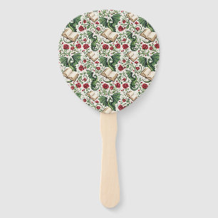 My First Loves - Dragons and Books Hand Fan