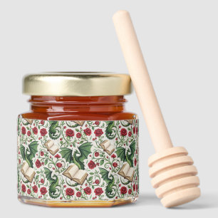 My First Loves - Dragons and Books Honey Jar Favors
