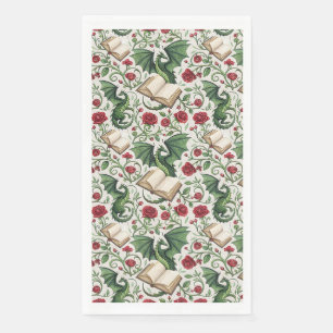 My First Loves - Dragons and Books Paper Guest Towels