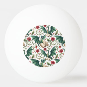 My First Loves - Dragons and Books Ping Pong Ball