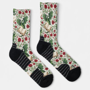 My First Loves - Dragons and Books Socks