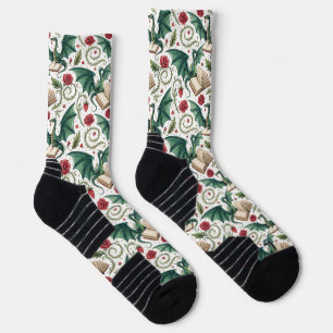 My First Loves - Dragons and Books Socks