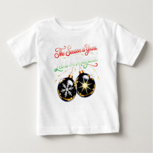 "My First Magical Christmas" Festive Ornament Chri Baby T-Shirt