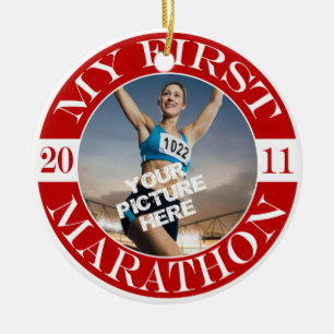 My First Marathon - 2011 Ceramic Ornament