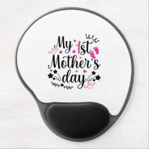 My First Mother's Day As A Mommy 2 Gel Mouse Pad