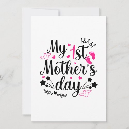 My First Mothers Day As A Mommy 2 Save The Date