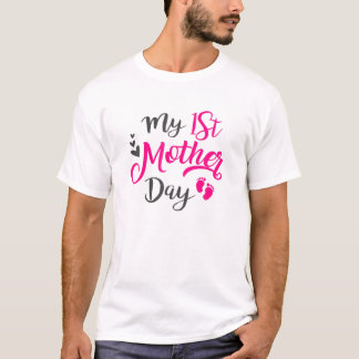My First Mothers Day Pregnancy Announcement Mom To T-Shirt