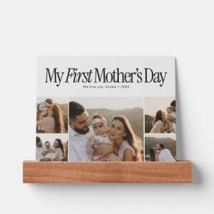 My First Mothers Day Retro Photo Collage Picture Ledge