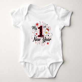My First New Year 2026 Baby Cute New Year outfit Baby Bodysuit