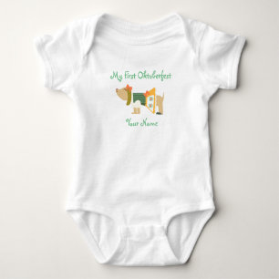 "My First Oktoberfest" Baby Bodysuit