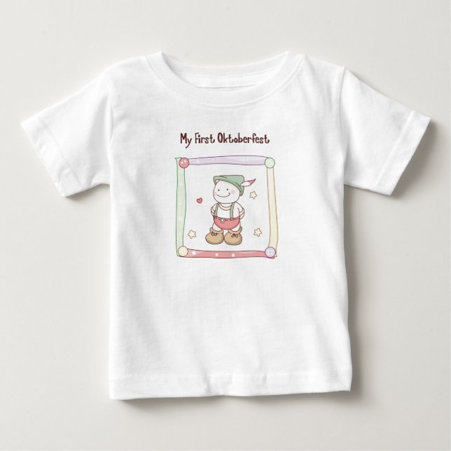 My First Oktoberfest Baby T-Shirt (Front)