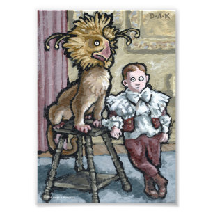 My First Pet #2 - Surreal Odd Goth Creature Photo Print