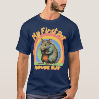 My first Pet Mouse Rat Vintage colorful style fami T-Shirt