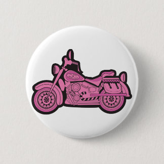 My First Pink Motorcycle Button