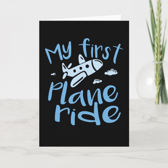 My First Plane Ride Card (Front)