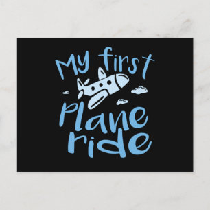 My First Plane Ride Postcard
