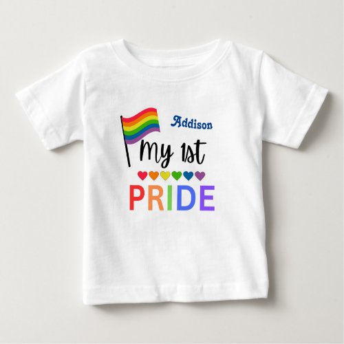 My first Pride for babys Gift ideas Baby T_Shirt