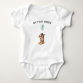 Custom This is My First Rodeo Bodysuit Rodeo Cowboy Pregnancy 