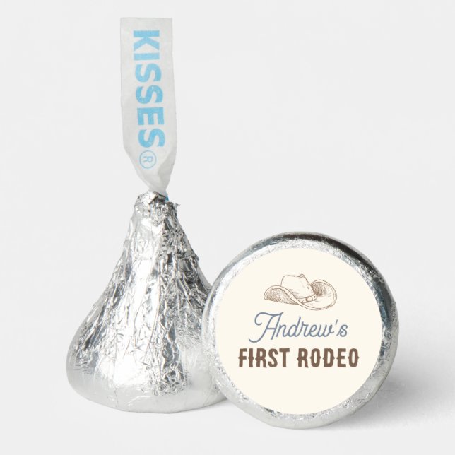 My First Rodeo Birthday Personalized Hershey®'s Kisses® (Front)