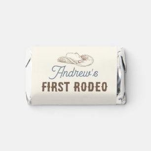 My First Rodeo Birthday Personalized Hershey's Miniatures