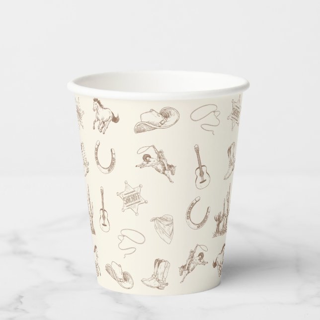 My First Rodeo First Birthday Party Cup (Front)