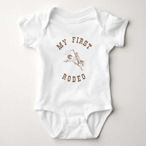 My First Rodeo _ First Birthday Shirt