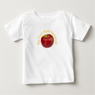 My First Rosh Hashanah Apple Baby Shirt