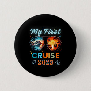 My First Ship Cruise Vacation 2025 Family Trip Gir Button
