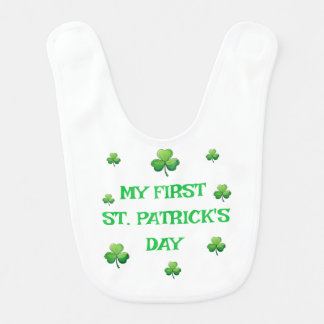 My First St. Patrick's Day Baby Bib