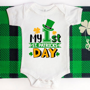 My first St. Patrick's Day cute Baby Bodysuit