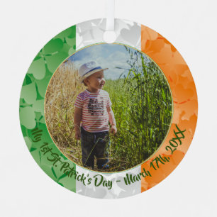 My first St. Patrick's Day Irish flag Ornament