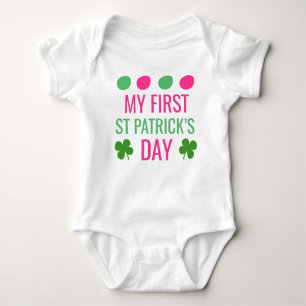 My First St Patrick's Day // St Patrick's Day Baby Bodysuit