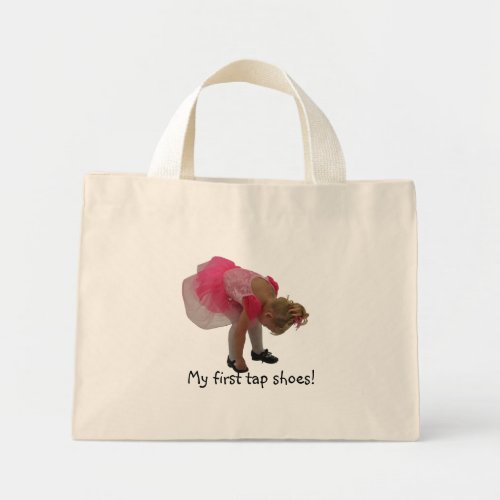 My first tap shoes mini tote bag