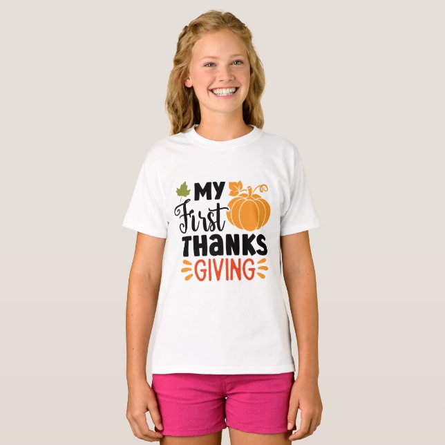My first Thanks giving T-Shirt (Front Full)